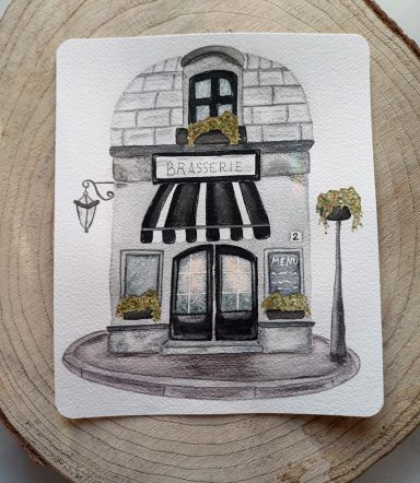 Eine Übersicht an Bildern, die ich mit unseren handgemachten Aquarellfarben gepinselt habe.